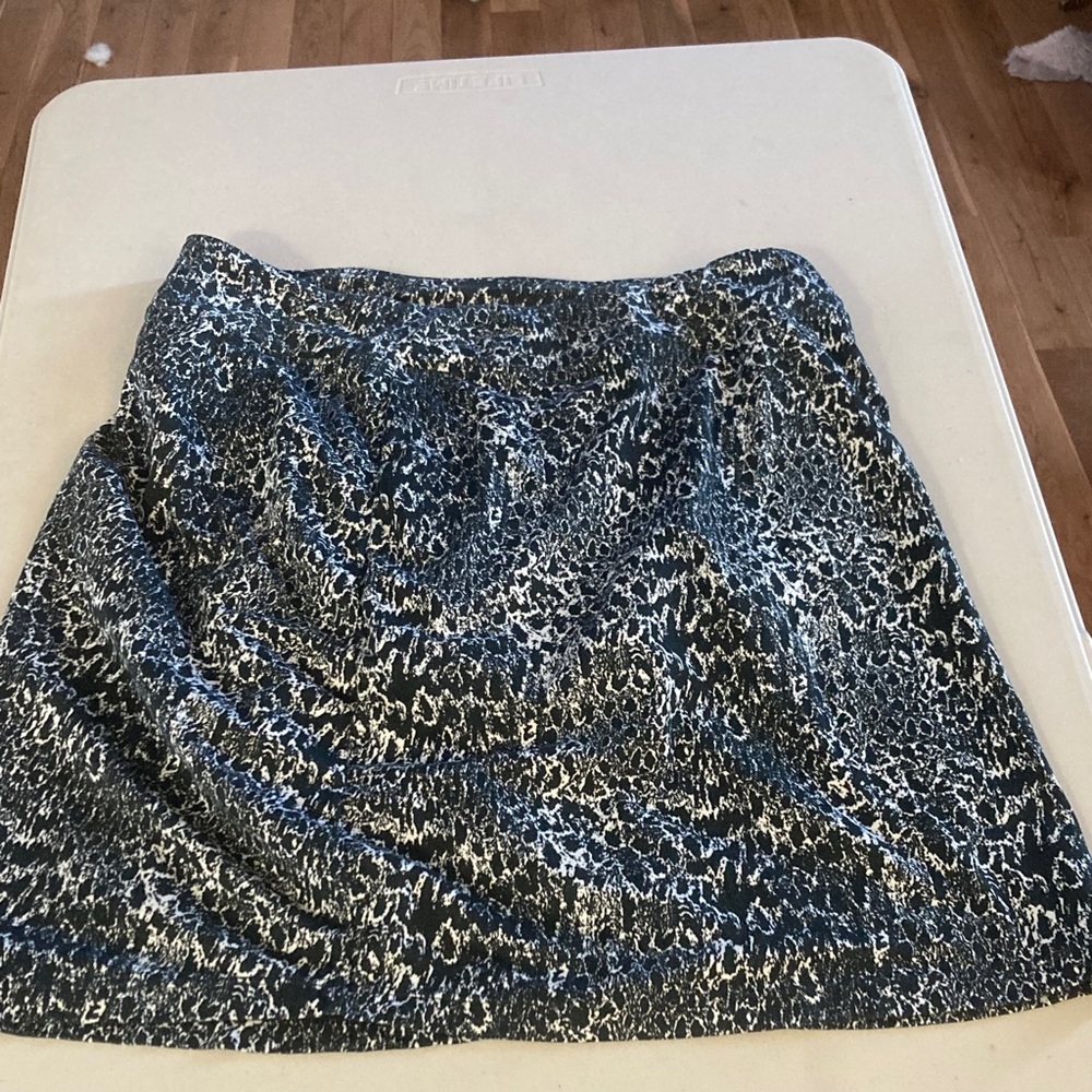 Black and White Printed Women's Skort - Casual Everyday Style